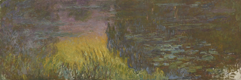 Water Lilies: Sunset - Claude Monet