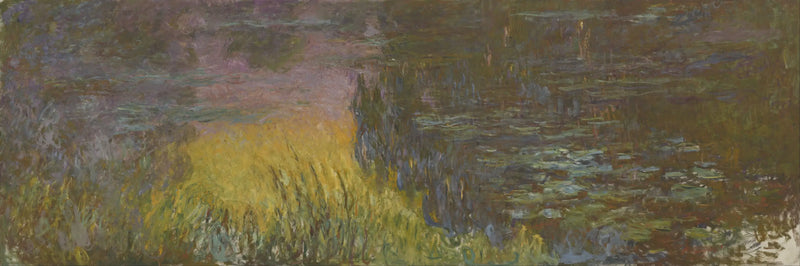 Water Lilies: Sunset - Claude Monet