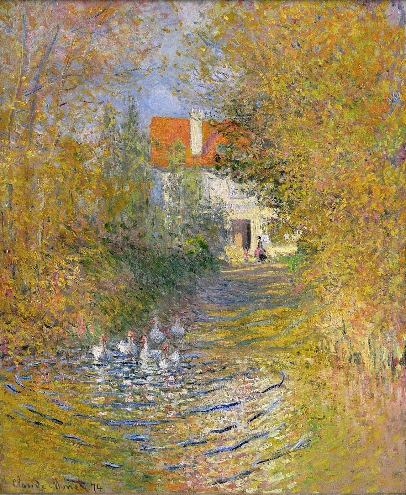 The Geese - Claude Monet