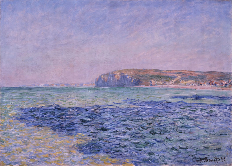 The shadows on the sea, the cliffs of Pourville - Claude Monet