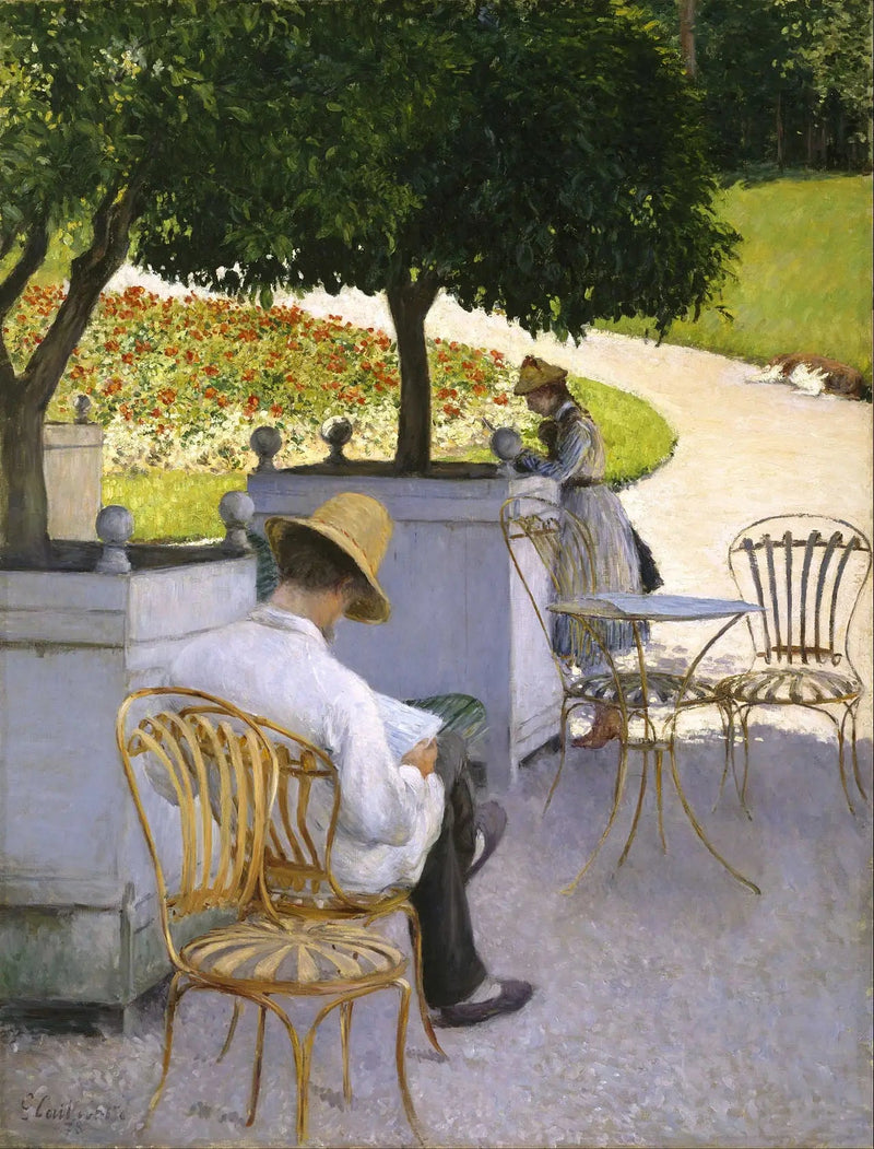 The Orange Trees - Gustave Caillebotte