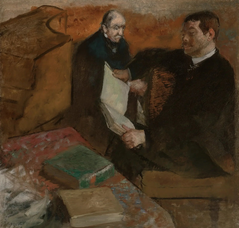 The Pagans and Degas's Father - Edgar Degas