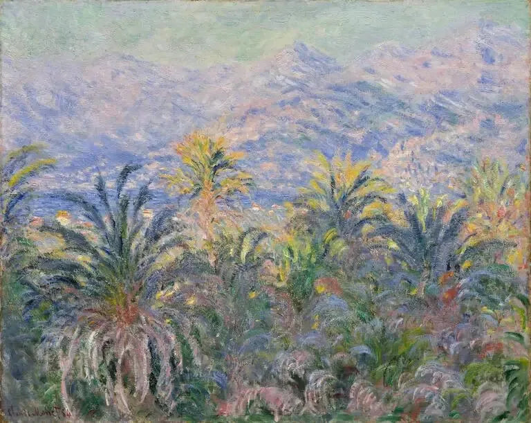 Les palmiers à Bordighera - Claude Monet image 1 reproduction d’œuvre d’art à l’huile