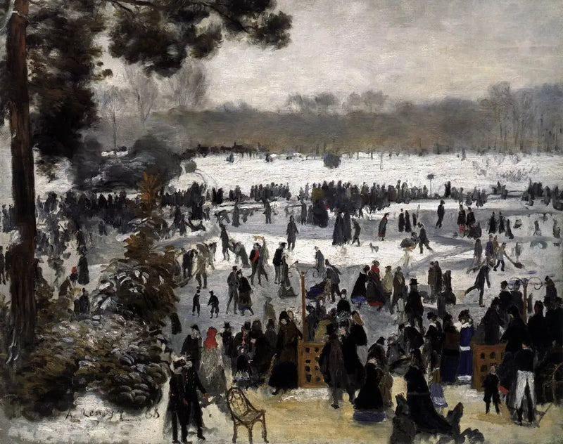 The Skaters at the Bois de Boulogne - Pierre-Auguste Renoir