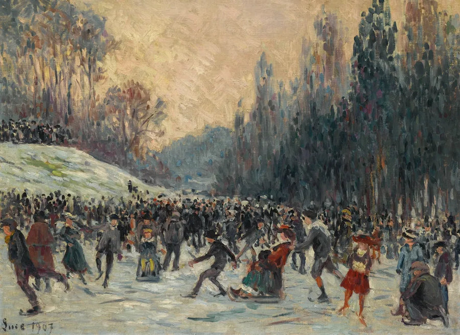 The Skaters - Maximilien Luce