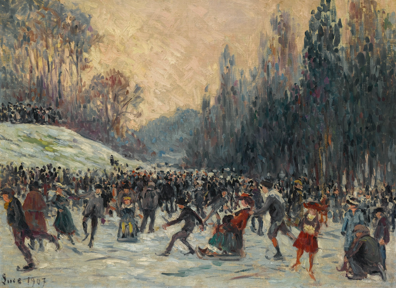 The Skaters - Maximilien Luce
