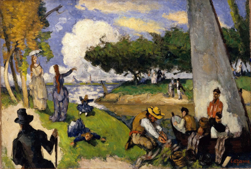The Fishermen – July Day - Paul Cézanne