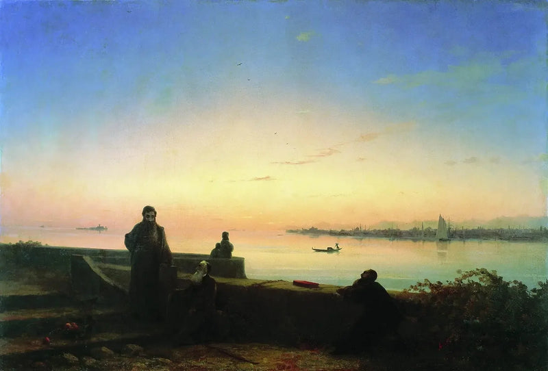 The Mekhitarist Fathers on the island of Lazare, Venice - Ivan Aïvazovski