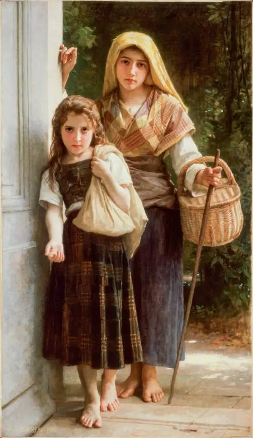 The Little Beggars - Bouguereau