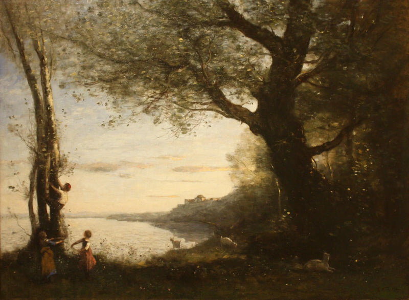The Little Diggers - Jean-Baptiste Camille Corot