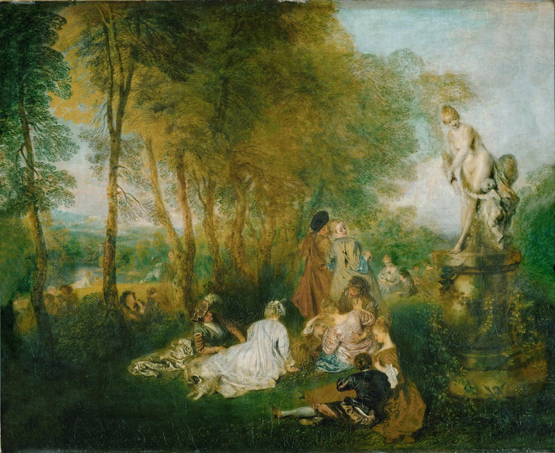 The Pleasures of Love - Antoine Watteau