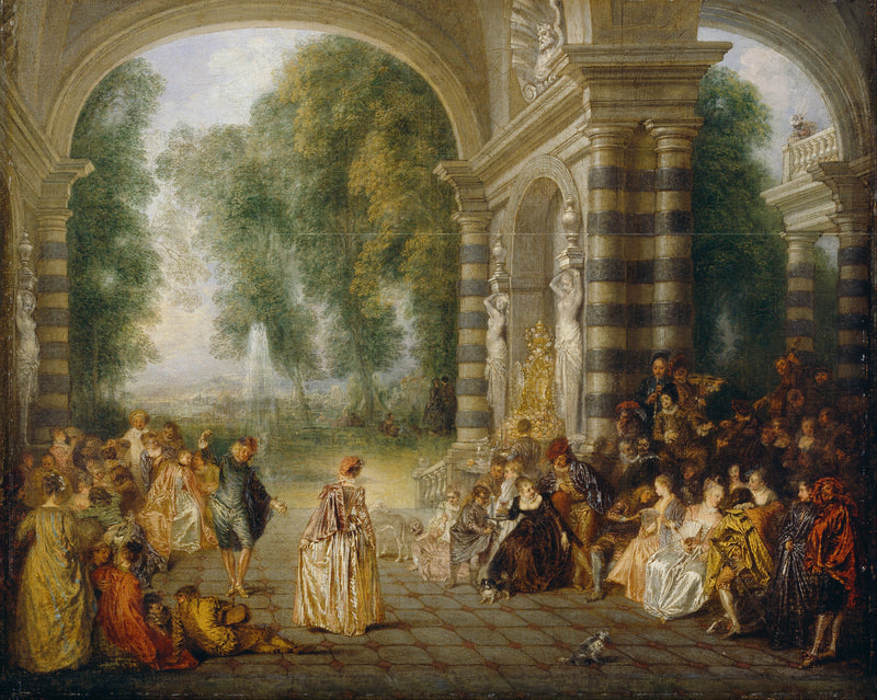 The Pleasures of the Ball - Antoine Watteau