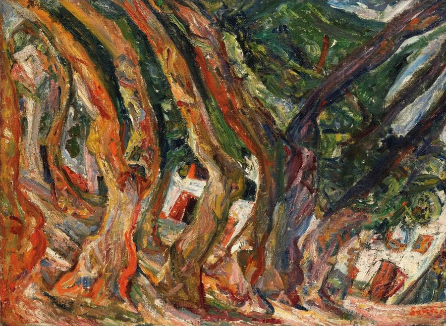 The Plane Trees at Céret - Chaim Soutine