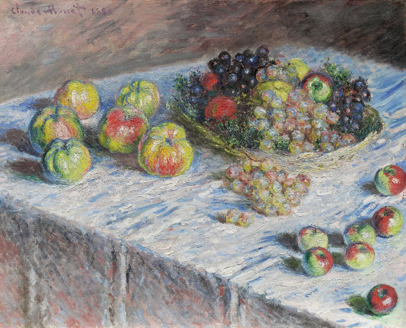Apples and Grapes - Claude Monet
