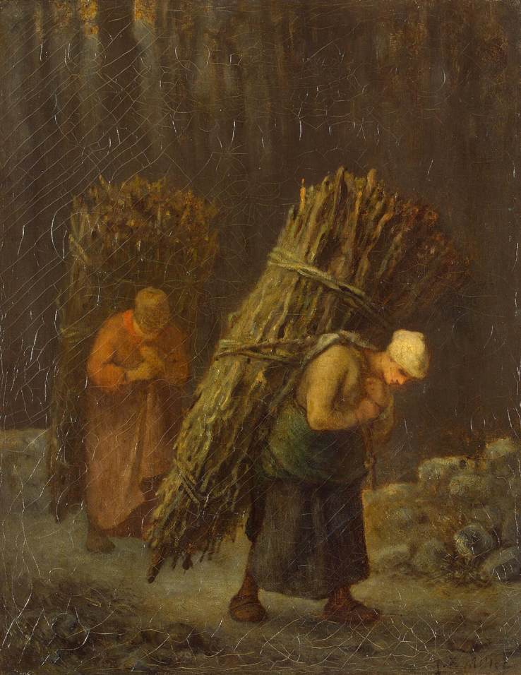 The Bundle Carriers - Jean-François Millet