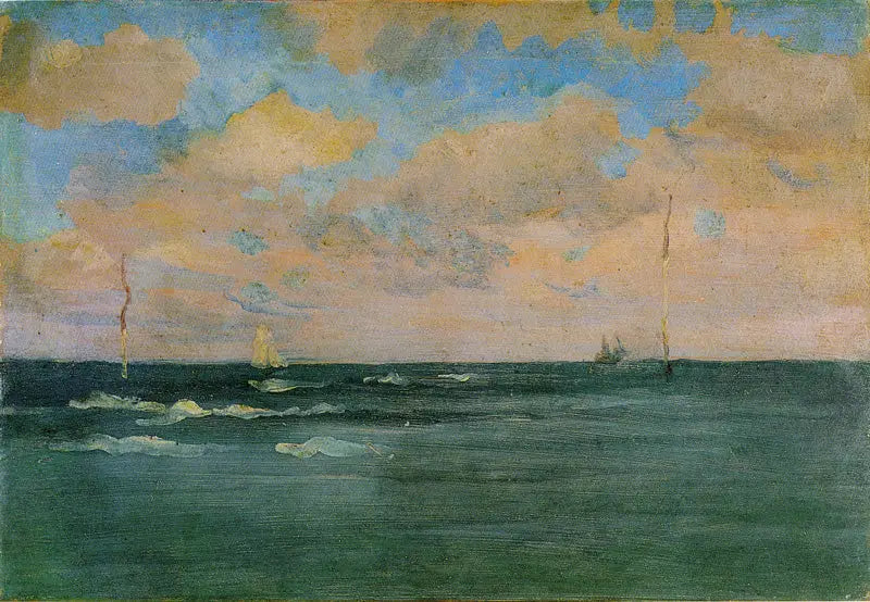 The Bathers, Brittany - James Abbott McNeill Whistler