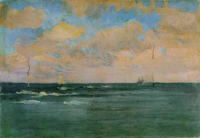 The Bathers, Brittany - James Abbott McNeill Whistler