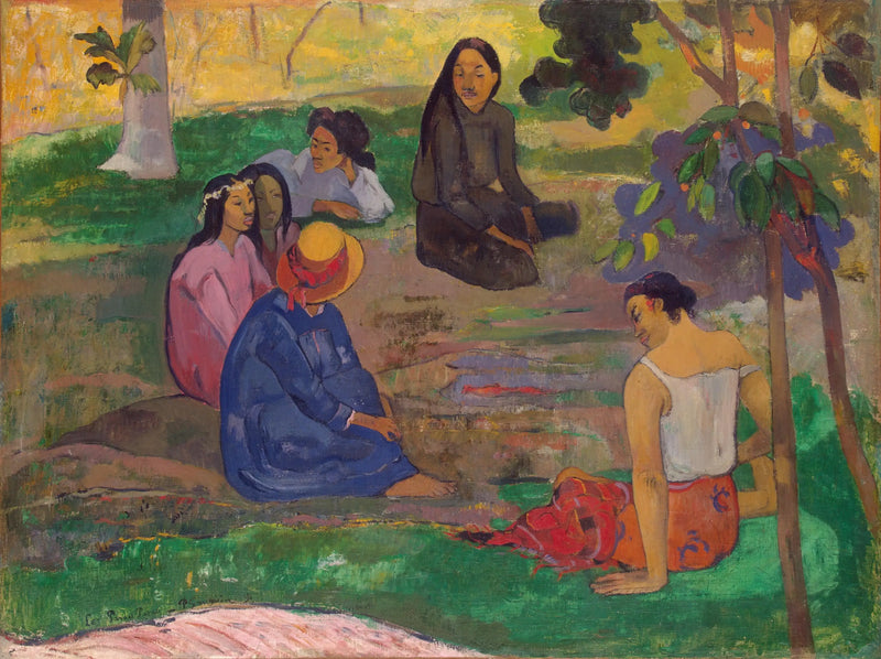 The Gossip - Paul Gauguin