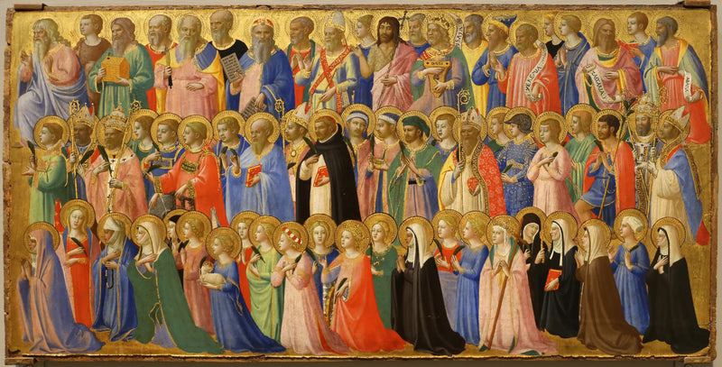 The Forerunners of Christ with Saints and Martyrs - Fra Angelico