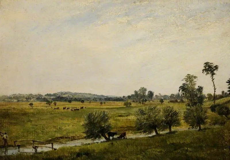 Wet Meadows, Salisbury, Wiltshire - John Constable