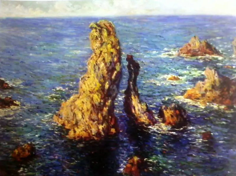 The Pyramids at Port-Coton - Claude Monet