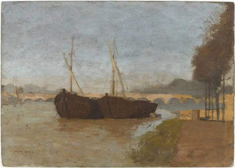 The Quays in Bordeaux - Odilon Redon