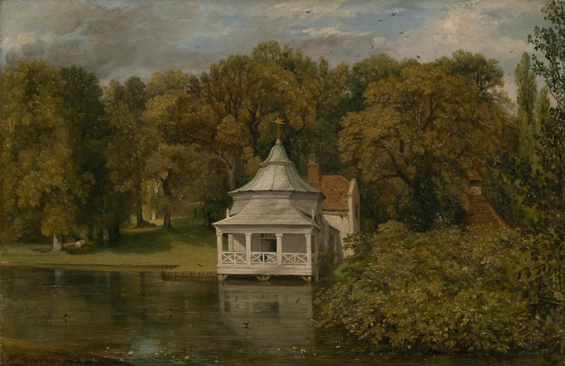 The neighborhoods behind Alresford Hall - John Constable