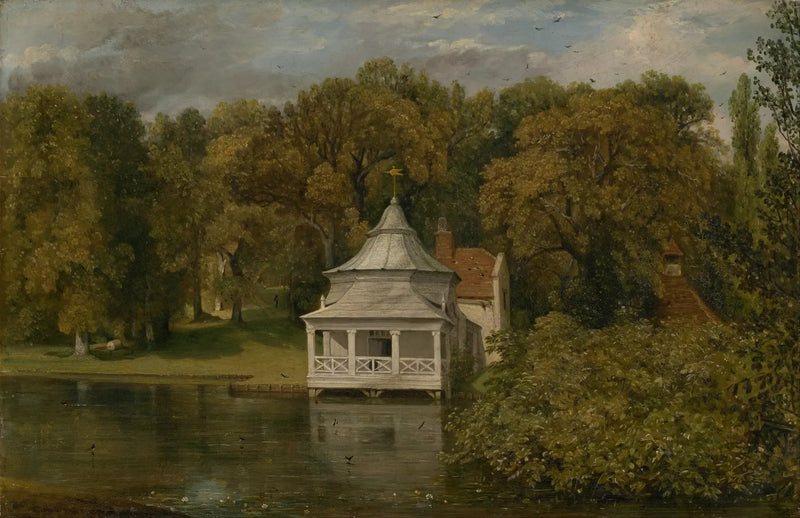 The neighborhoods behind Alresford Hall - John Constable