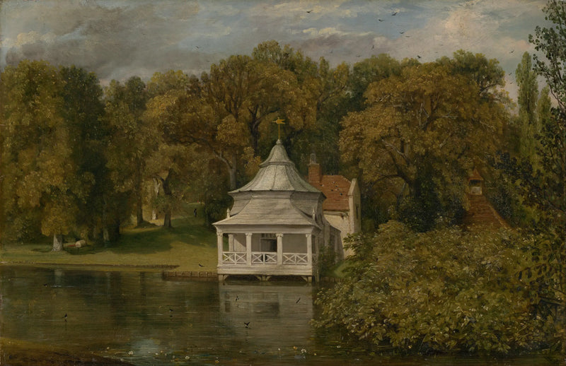 The neighborhoods behind Alresford Hall - John Constable