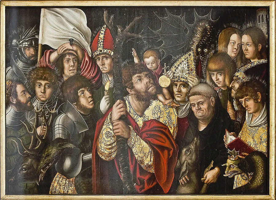 The Fourteen Helpers in Need - Lucas Cranach the Elder