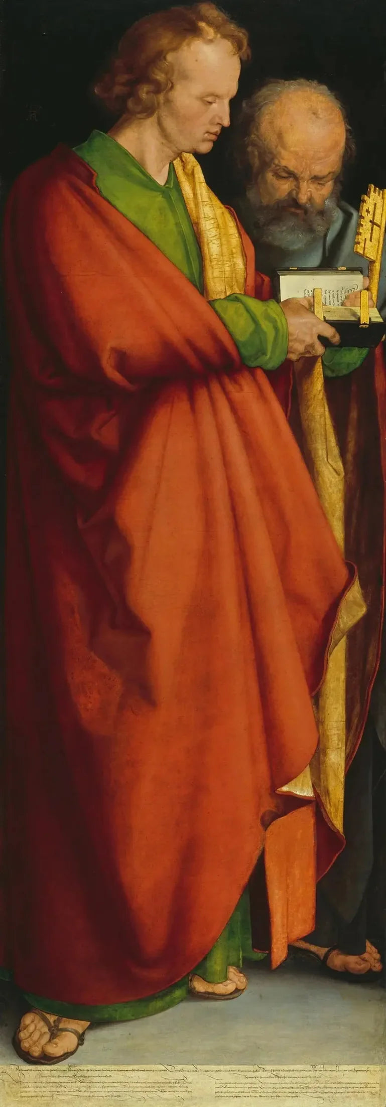 The Four Apostles: Saints John and Peter - Albrecht Dürer
