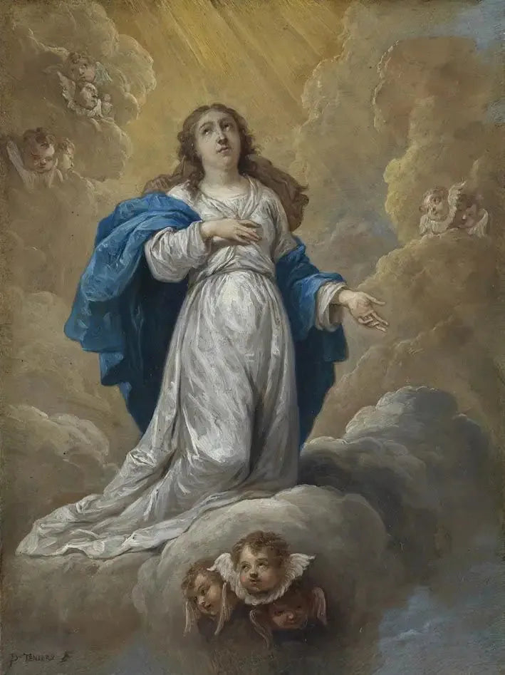 The Fifteen Secrets of the Rosary: The Assumption of the Virgin Mary - David Teniers the Younger