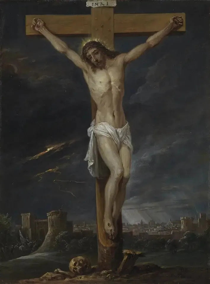 The Fifteen Secrets of the Rosary: Christ on the Cross - David Teniers the Younger