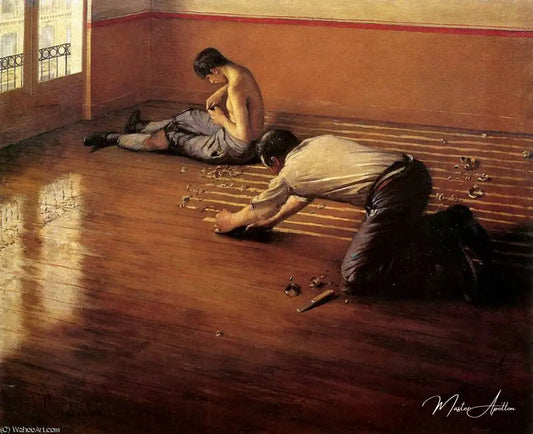 Les raboteurs de parquet de Caillebotte - Reproductions de tableaux et peintures haut de gamme