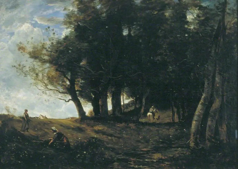 The Wood Gatherers - Jean-Baptiste Camille Corot