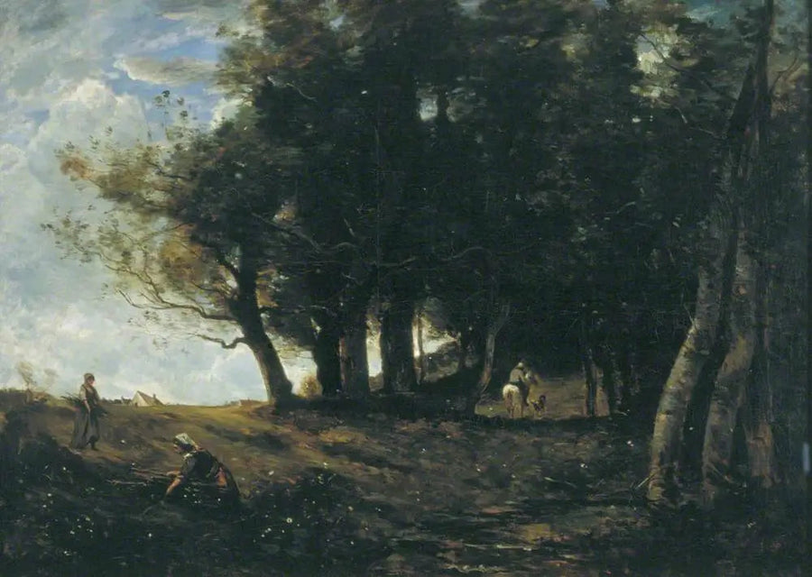The Wood Gatherers - Jean-Baptiste Camille Corot