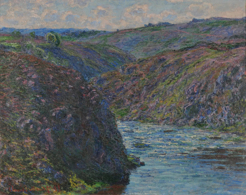 The Ravines of the Creuse - Claude Monet