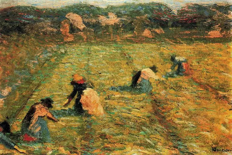 Rice Harvesters - Umberto Boccioni