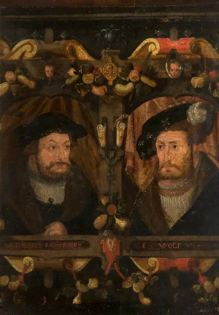 The reformers Radisponen and G. Wolf (Frédéric "the Sage", 1463-1525, and Jean I, "the Constant", 1468-1532) - Lucas Cranach the Elder