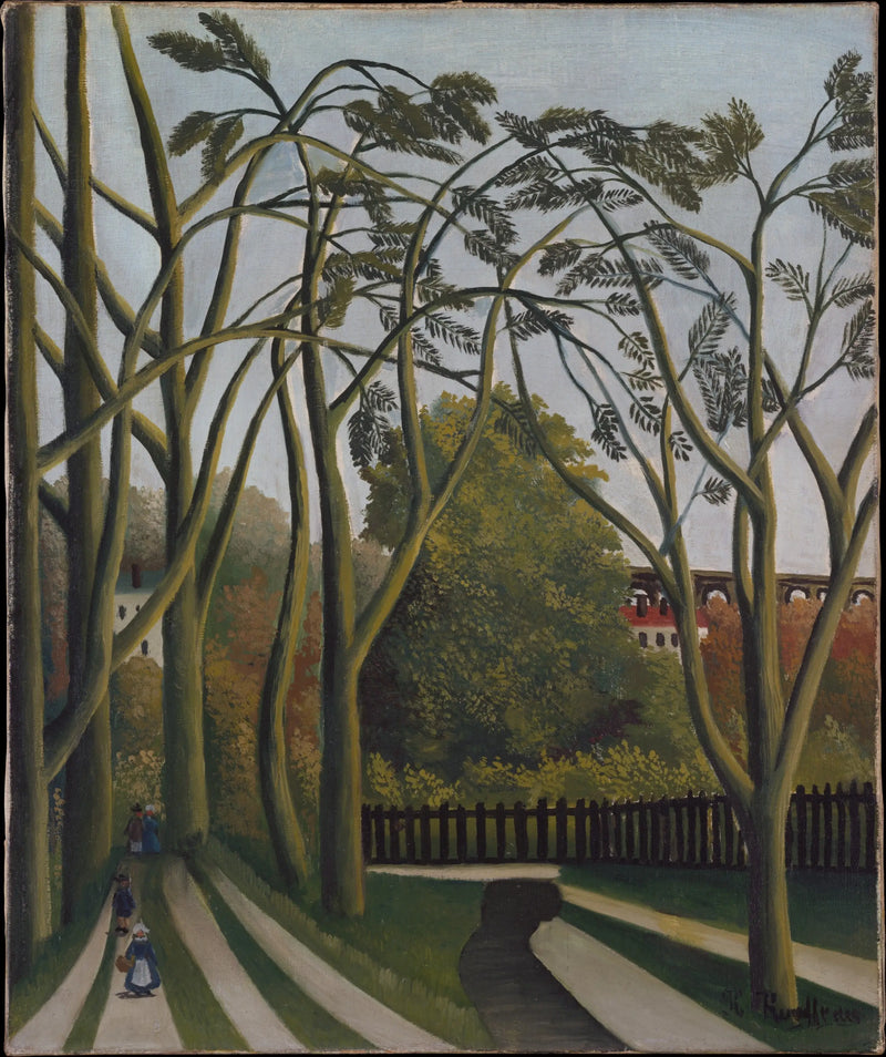 The Banks of the Bièvre near Bicêtre - Henri Rousseau