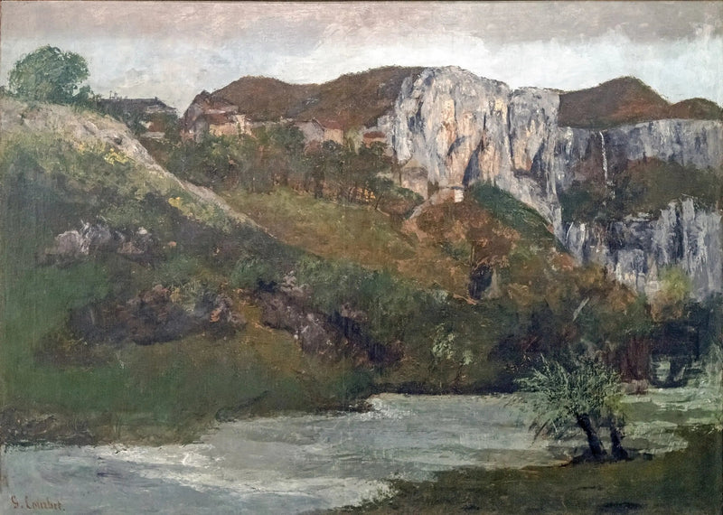 The Rocks of Ornans - Gustave Courbet
