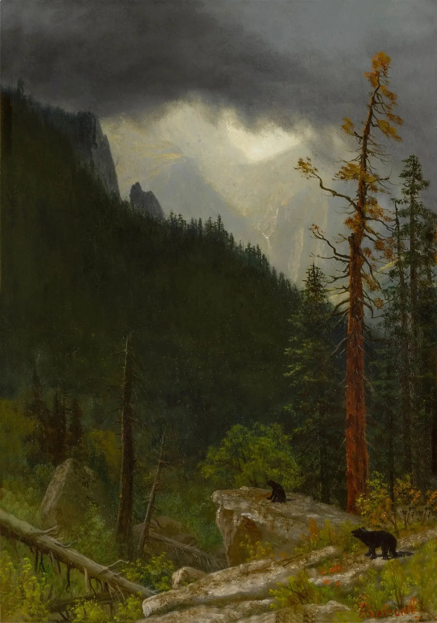 The Rockies after a storm - Albert Bierstadt