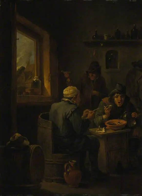 The rustic drinkers - David Teniers the Younger