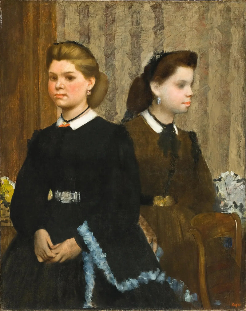 The Bellelli Sisters (Giovanna and Giuliana Bellelli) - Edgar Degas