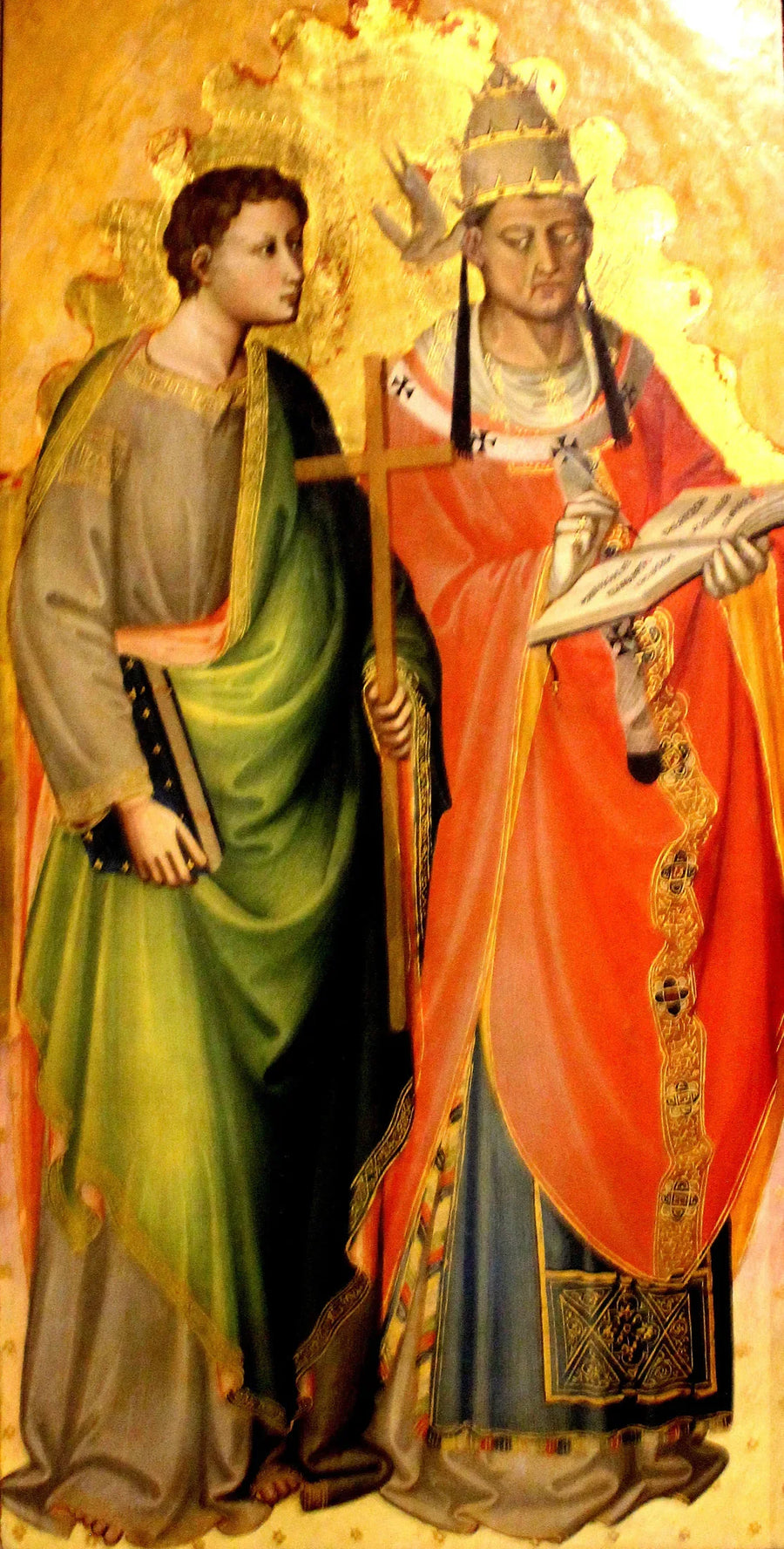 The saints Gregory the Great and Philip - Bicci di Lorenzo
