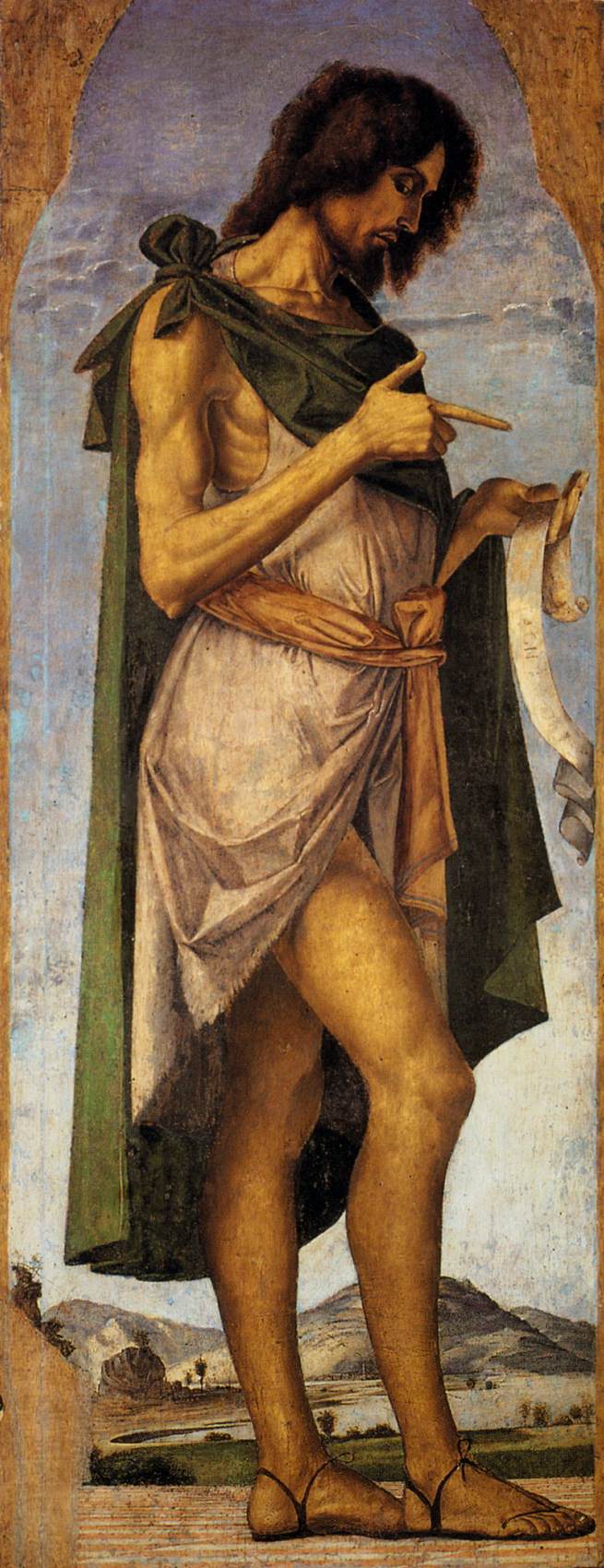 The saints John the Baptist and Matthew - Alvise Vivarini