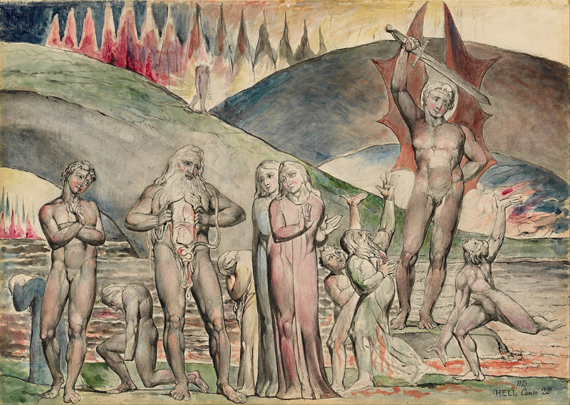 The Schismatics and the Sowers of Discord - Mahomet - William Blake