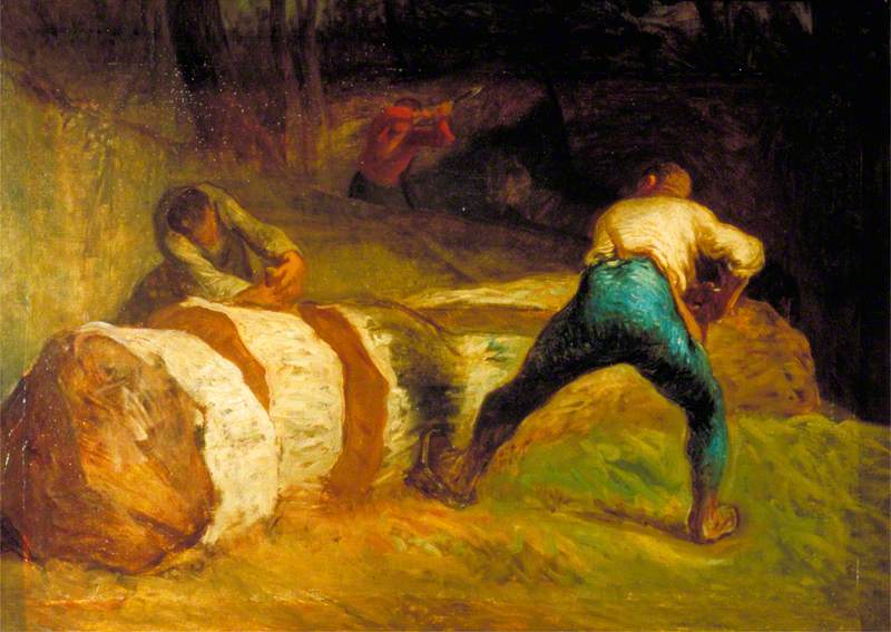 The Woodcutters - Jean-François Millet