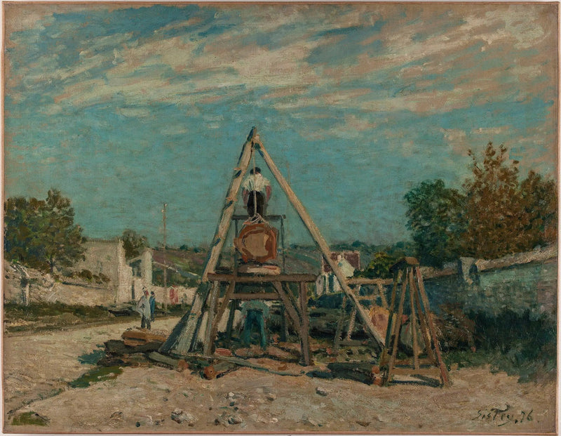 The Long Sawyers - Alfred Sisley