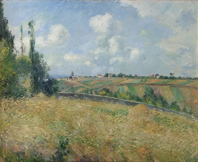 The Rye Fields, Gratte-Coqs Coast, Pontoise - Camille Pissarro